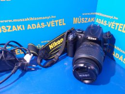 Nikon D5000 18-55mm objektivel Jótállással!, főkép