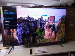 SamsungUE55AU7102 Smart Led Tv jótállással, főkép