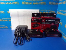 ÚJ! 2DB Einhell Power X-Change 18V 2,5Ah akku+1db tőltő GYÁRI GARANCIA 2027.02.-hó-ig!