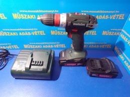 Metabo BS 18 Quick Akkus fúrócsavarozó 2×2.0 Li-Power aksival és tőltővel, jótálláőssal., főkép