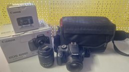 Canon EOS 400D Digitális fényképezőgép+18-55 kitt obi+ 50 1.8stm fix obi jótállással, főkép