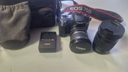 Canon EOS 70D Digitális fényképezőgép+EFS 10-22 Obi jótállással, főkép